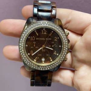 Michael Kors Tortoise Shell Watch